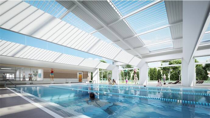 Piscines municipales Chevalier Folard- Jean Clément- Pierre Reyne, Stuart Mill - photo 1