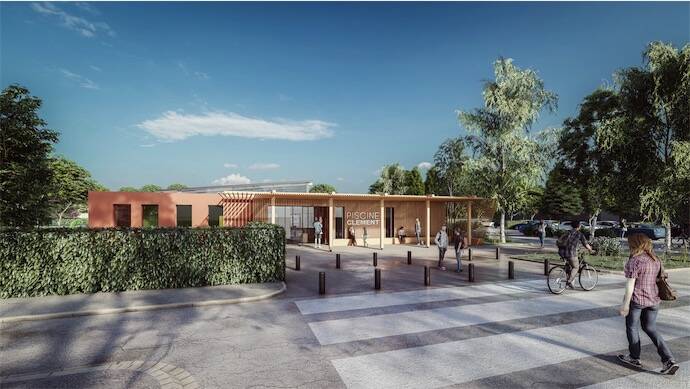 Piscines municipales Chevalier Folard- Jean Clément- Pierre Reyne, Stuart Mill - photo 2